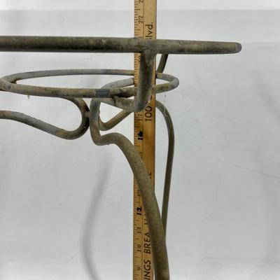 2 pc Lot - Wrought Iron Plant Stands