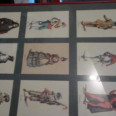 French Collector Cards 18th Century.