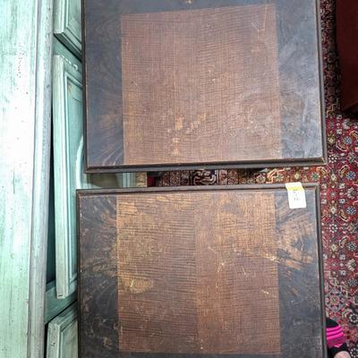 Pair Antique Wood Tables