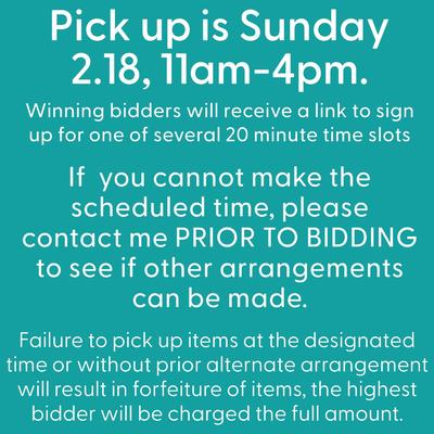 PIck up day is February 18th!