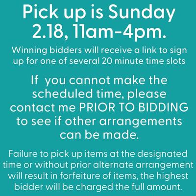 PIck up day is February 18th!