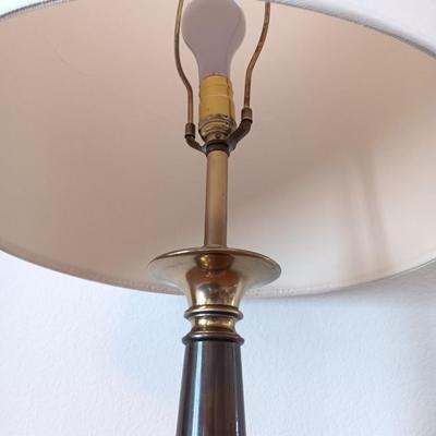 Brass table lamp Black and brass design