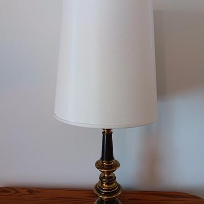 Brass table lamp Black and brass design