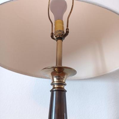 Brass table lamp Black and brass design