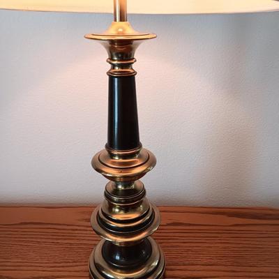 Brass table lamp Black and brass design