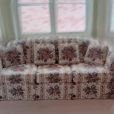 Charles Schneider Handcrafted Coventry Ensign Sofa with four self pillows