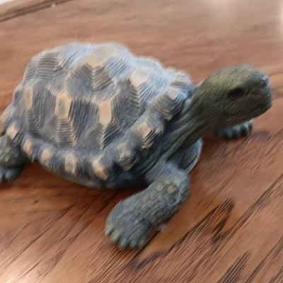 Two turtles and a set of four stone Thirsty stone Mountain scenery coasters
