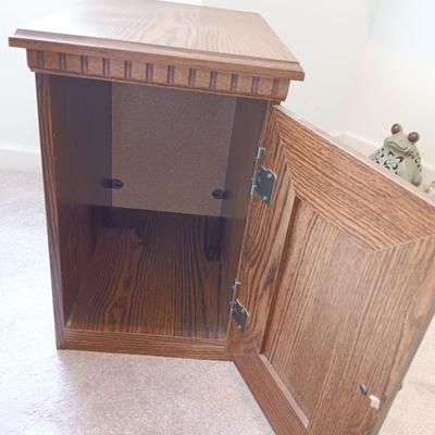 Nice small End table with storage and magazine rack