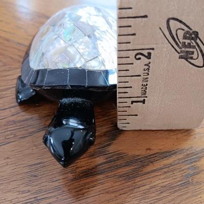 Abalone Shell Black Stone Turtle