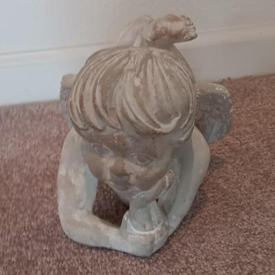 Home or garden Angel Cherub laying down