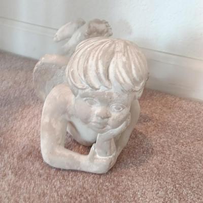Home or garden Angel Cherub laying down
