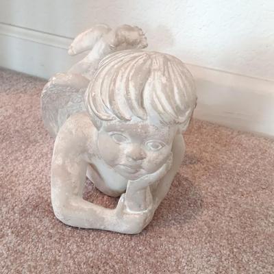 Home or garden Angel Cherub laying down