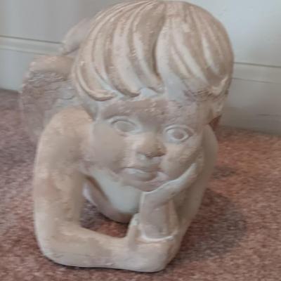 Home or garden Angel Cherub laying down