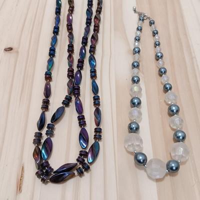 Two pretty beaded necklaces
