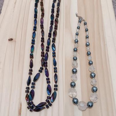 Two pretty beaded necklaces