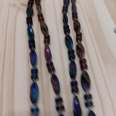 Two pretty beaded necklaces