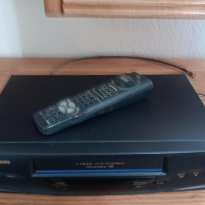 Panasonic 4 head VHS player with remote control