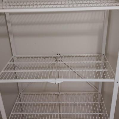Nice POP - IT foldable storage shelving each shelf holds 175 lbs max
