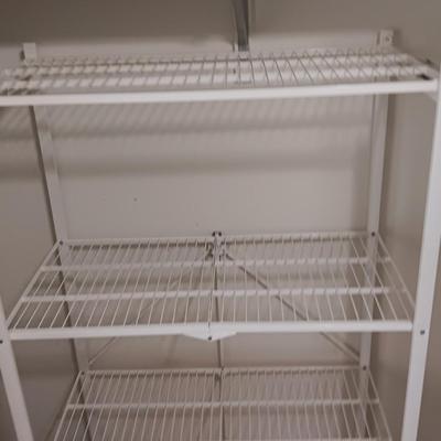 Nice POP - IT foldable storage shelving each shelf holds 175 lbs max