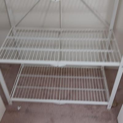 Nice POP - IT foldable storage shelving each shelf holds 175 lbs max