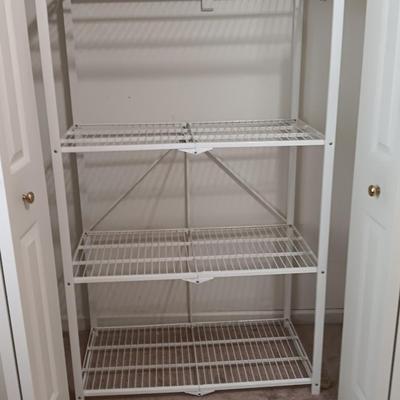 Nice POP - IT foldable storage shelving each shelf holds 175 lbs max