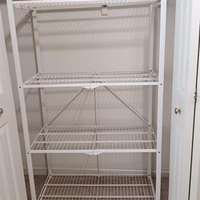 Nice POP - IT foldable storage shelving each shelf holds 175 lbs max