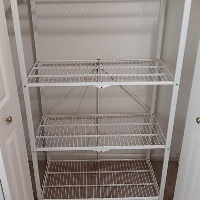 Nice POP - IT foldable storage shelving each shelf holds 175 lbs max