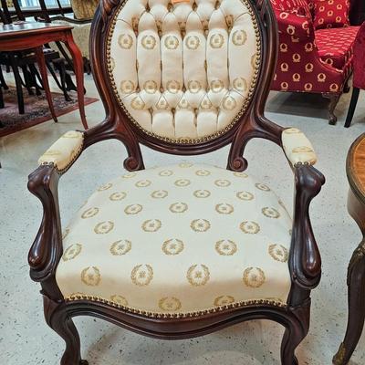 Pair of Louis XIV Style Occasional Chairs