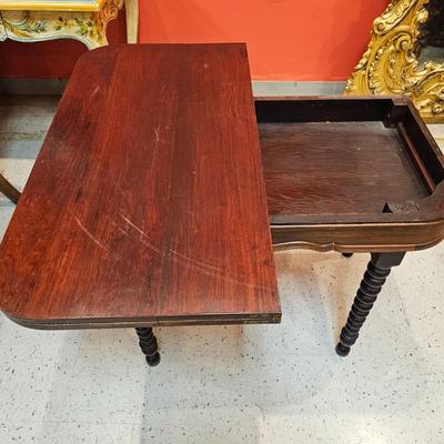 19th c. Flip Top Game Table