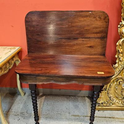 19th c. Flip Top Game Table