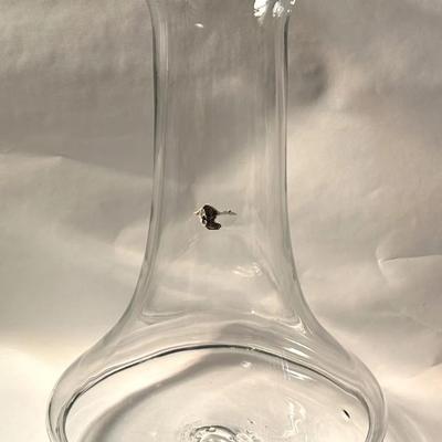  BLENKO GLASS CLASSIC LINE 12" CRYSTAL VASE DON SHEPHERD DESIGN