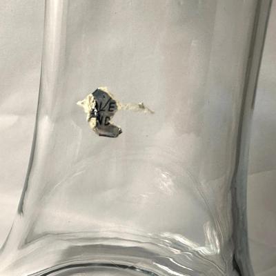  BLENKO GLASS CLASSIC LINE 12" CRYSTAL VASE DON SHEPHERD DESIGN