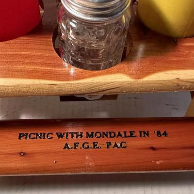 PICNIC WITH MONDALE 1984 POLITICAL PROP AFGE PAC
