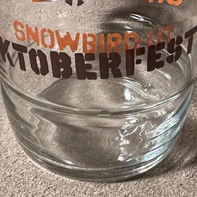 SNOWBIRD UTAH OKTOBERFEST 14oz BEER GLASS