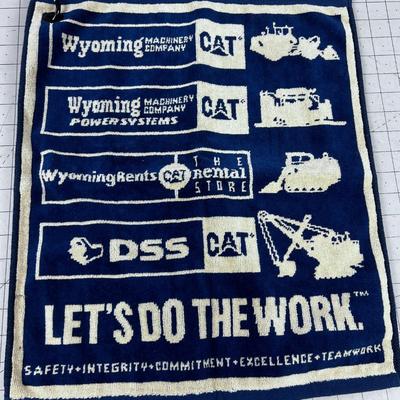 WYOMING Machinery GOLF TOWEL, New 
