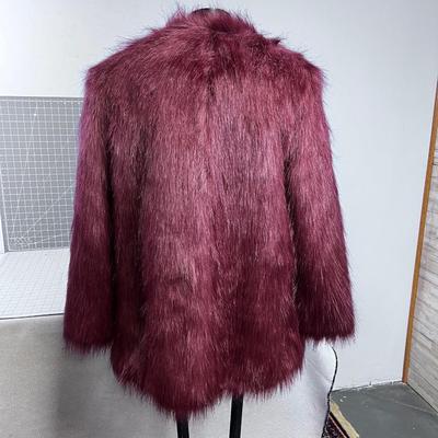 NEW Forever 21 Purple Red Coat 