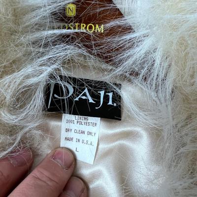 NEW Women's Faux Fur Beige PAJI Made in USA 