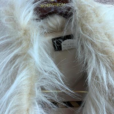 NEW Women's Faux Fur Beige PAJI Made in USA 