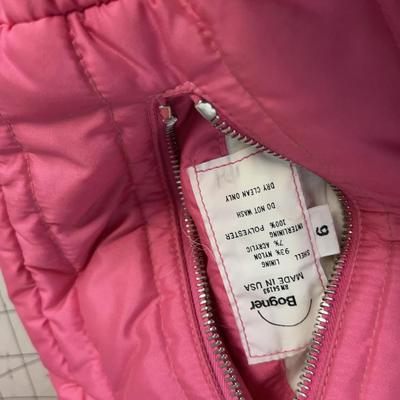 Vintage BOGNER Women's HOT 90's PINK COAT for SKIING in UTAH 