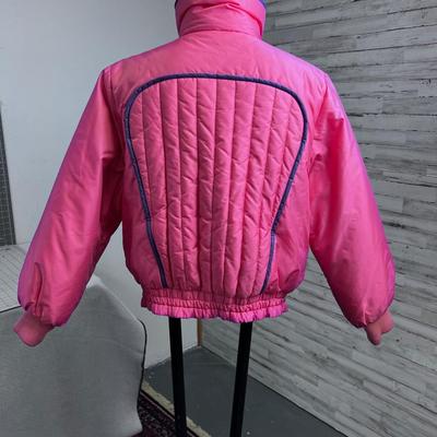 Vintage BOGNER Women's HOT 90's PINK COAT for SKIING in UTAH 