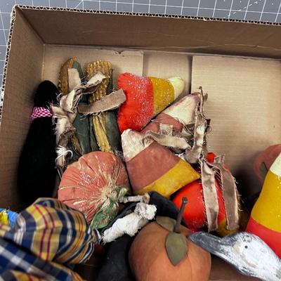 Candy Corns, Dolls, Duck and Witches Hat 