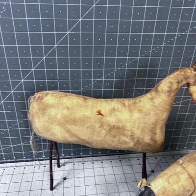 Horse, Sheep, Pig, Hand Crafted Rustic Farm Animals