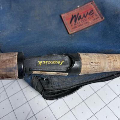 ROD CASE with an old FENWICK Rod