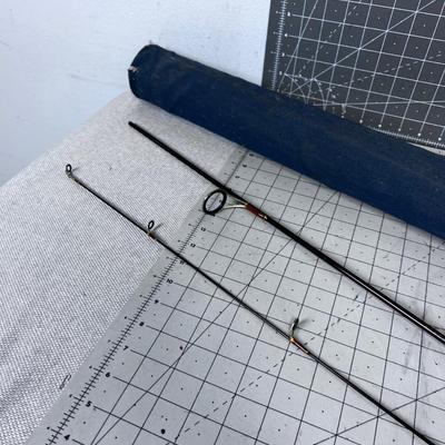 ROD CASE with an old FENWICK Rod