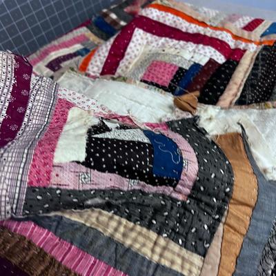 AWESOME Hand Crafted Quilt with EDGE WEAR!!