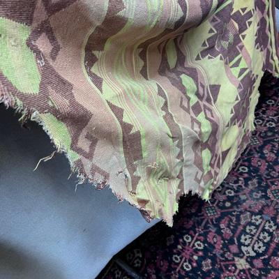 Native American Pattern Woven Blanket 