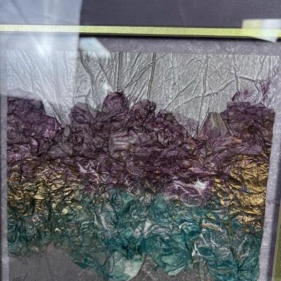 Framed in Gold Picture Titled Miami FROTH I, Signed by John Butler