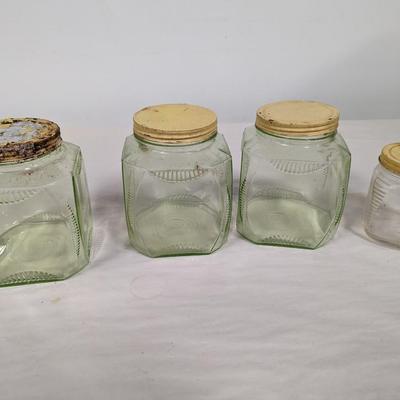 Vintage Glass Canisters