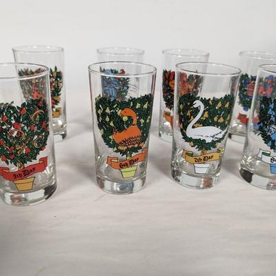 12 Days Of Christmas Glasses