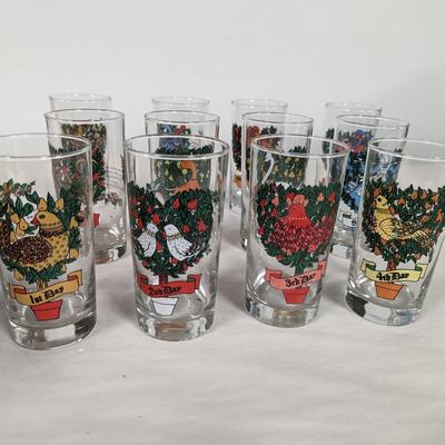 12 Days Of Christmas Glasses